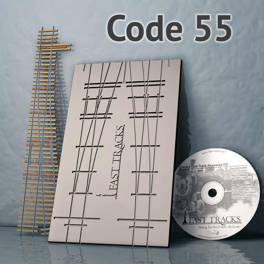 thumbnail image 2 of Atlas N Scale Code 55 Curved Left-Hand Turnout – Model Train Track – New 2 of 5