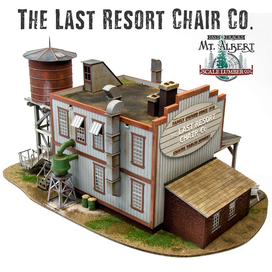 The Last Resort Chair Company - O Scale Limited Edition Craftsman Kit -  Fast Tracks