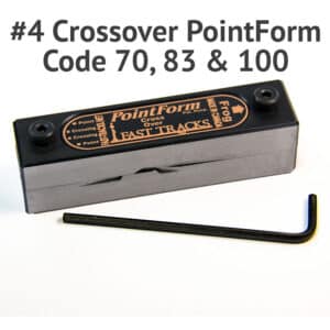 #4 Crossover PointForm for Code 70, 83 & 100 Rail