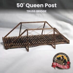 50' QUEEN POST TRUSS BRIDGE (Drawings/Templates ONLY) - G Scale