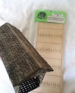 O SCALE BASSWOOD SHAKES