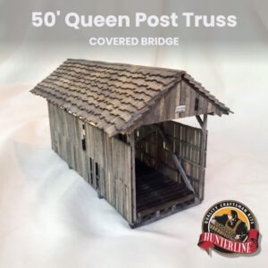50' Queen Post Truss COVERED BRIDGE