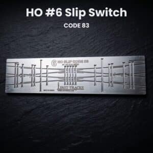 HO #6 Slip Switch CODE 83