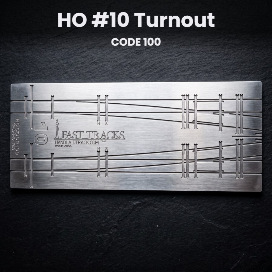 HO #10 Turnout CODE 100