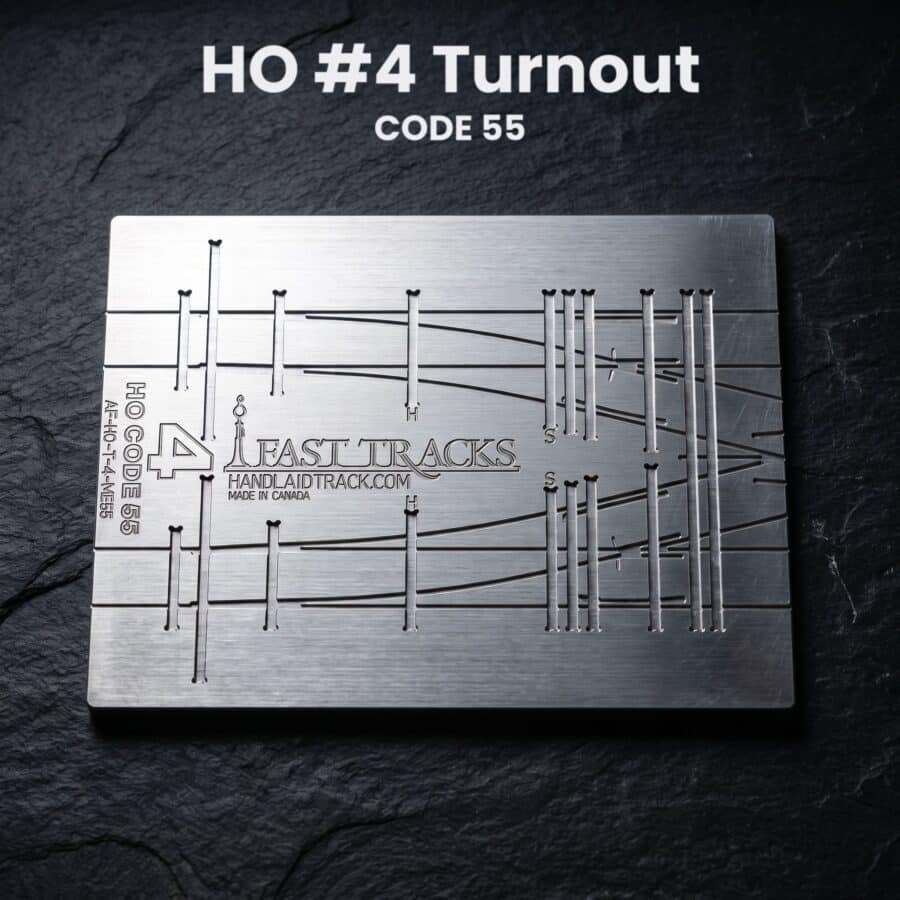HO #4 Turnout CODE 55