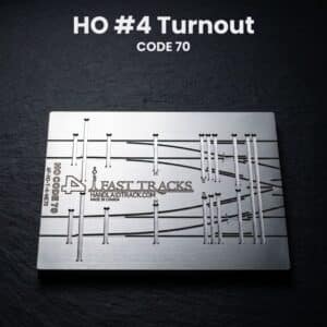 HO #4 Turnout CODE 70