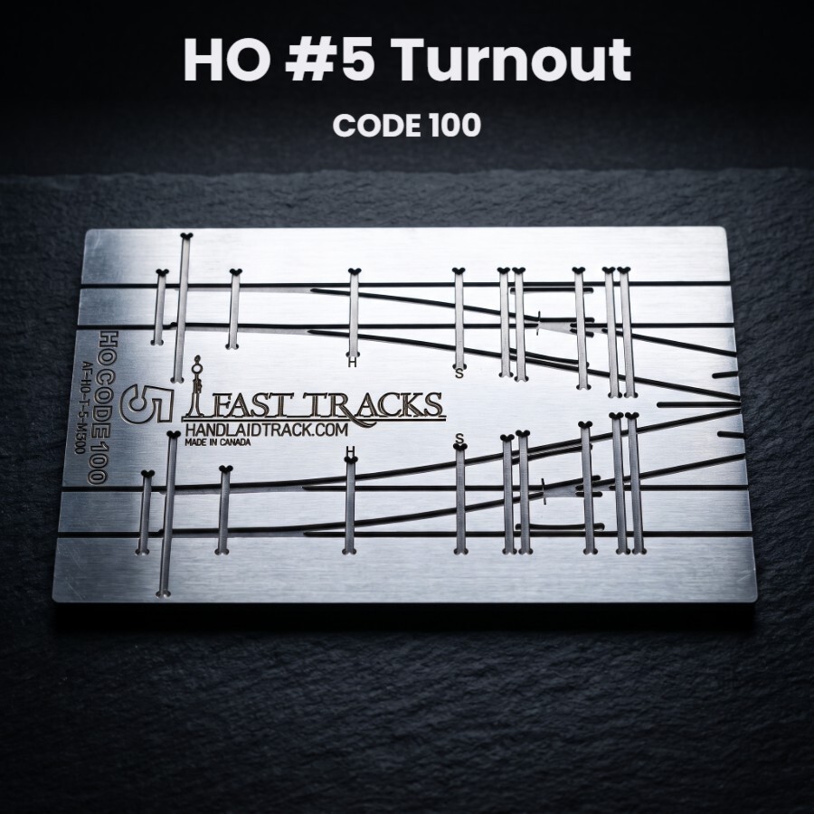 HO #5 Turnout CODE 100
