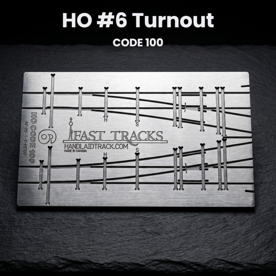 HO #6 Turnout CODE 100