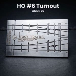 HO #6 Turnout CODE 70