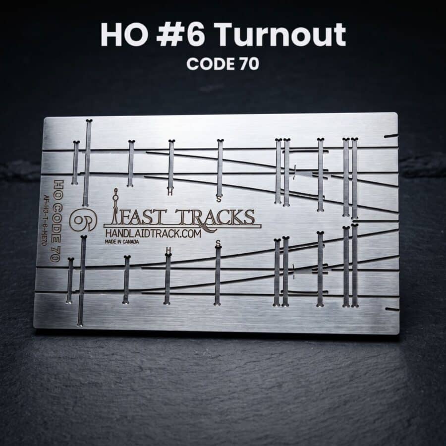 HO #6 Turnout CODE 70