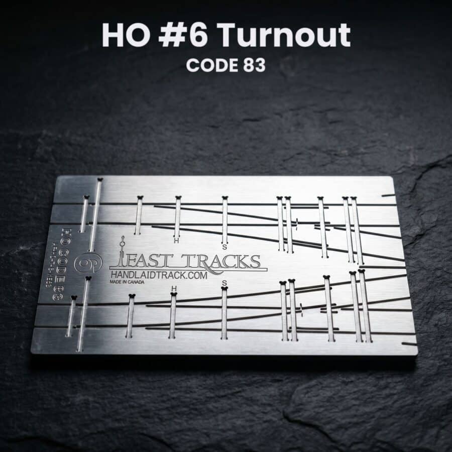 HO #6 Turnout CODE 83