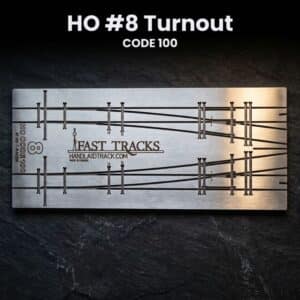 HO #8 Turnout CODE 100