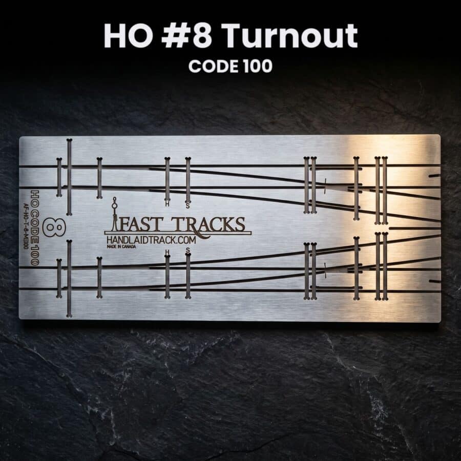 HO #8 Turnout CODE 100