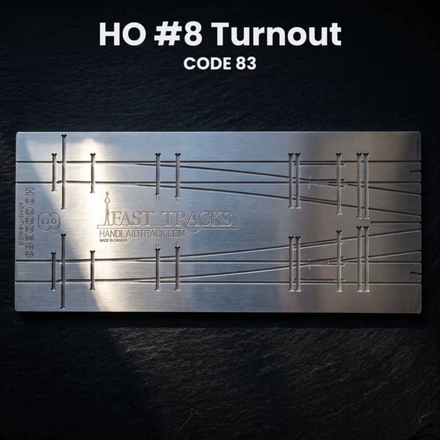 HO #8 Turnout CODE 83