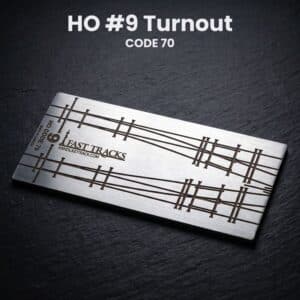 HO #9 Turnout CODE 70