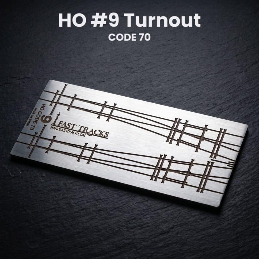 HO #9 Turnout CODE 70