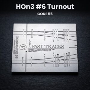 HOn3 #6 Turnout CODE 55