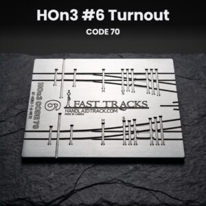 HOn3 #6 Turnout CODE 70